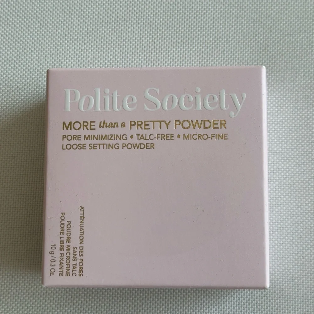 NWT Polite Society More Than A Pretty Powder Skin-caring Loose Setting Powder